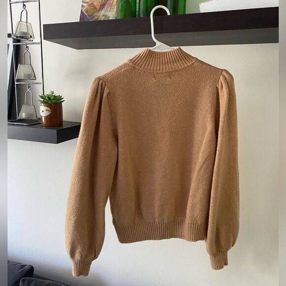 Universal Thread Tan Quarter-Zip Sweater Size Small - Picture 2 of 8